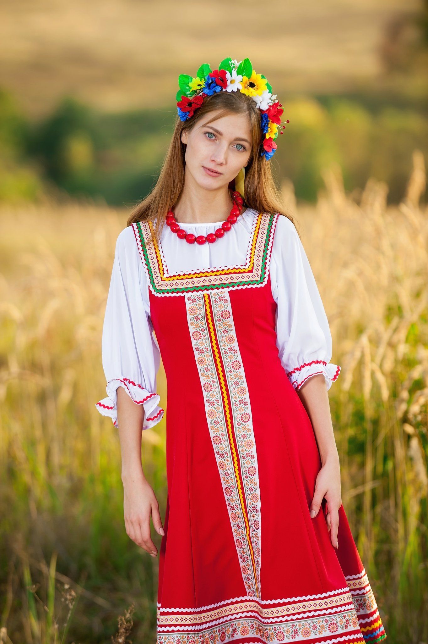 Women in Slavic costumes in Kumamoto